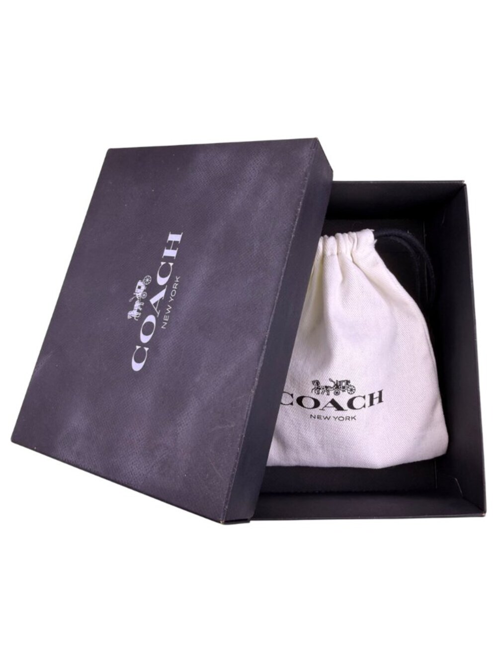 Coach Womens Multicolor Leather Floral Keychain Bag Charm With Gift Box - Picture 3 of 7